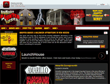 Tablet Screenshot of newmexicohauntedhouses.com
